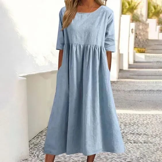 Damen Sommerkleid mit Taschen | Alina