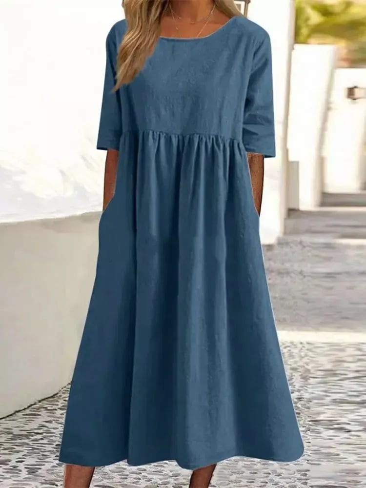 Damen Sommerkleid mit Taschen | Alina