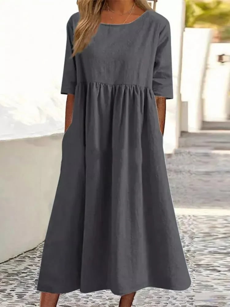 Damen Sommerkleid mit Taschen | Alina