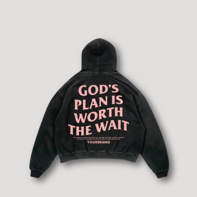 Love Earth Hoodie – Unisex Retro Kapuzenpullover mit Statement-Print