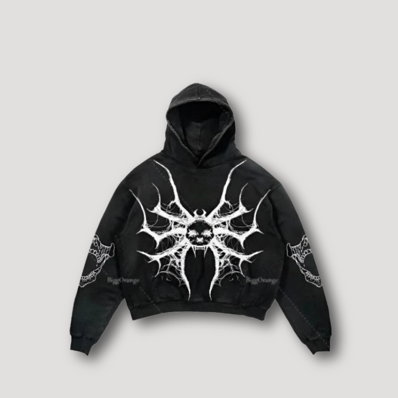 Love Earth Hoodie – Unisex Retro Kapuzenpullover mit Statement-Print