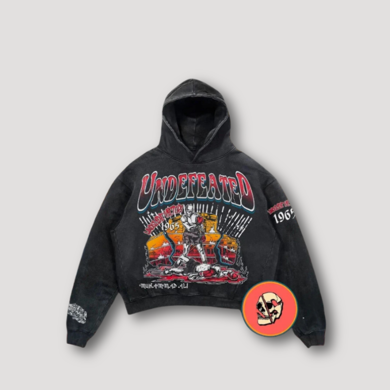 Love Earth Hoodie – Unisex Retro Kapuzenpullover mit Statement-Print