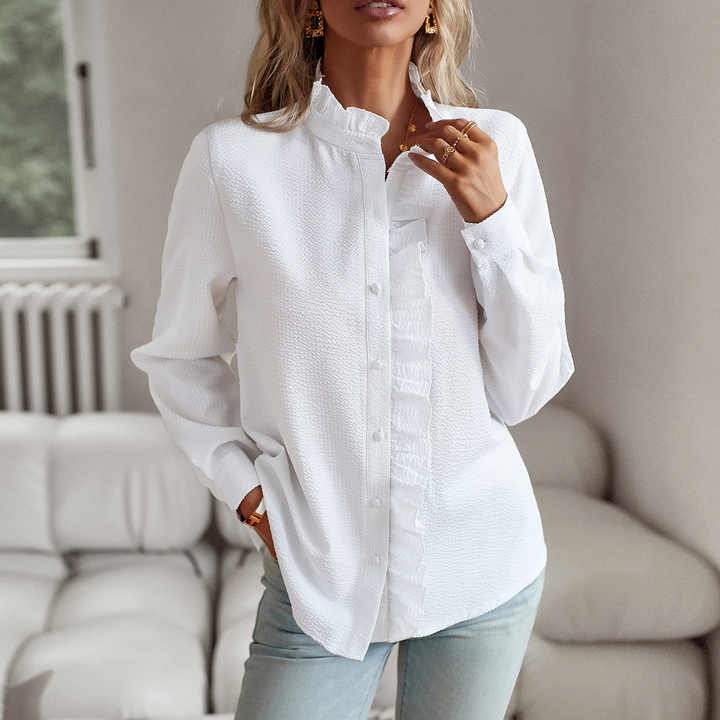 Elegante Bluse mit Rüschendetails | Aurelia