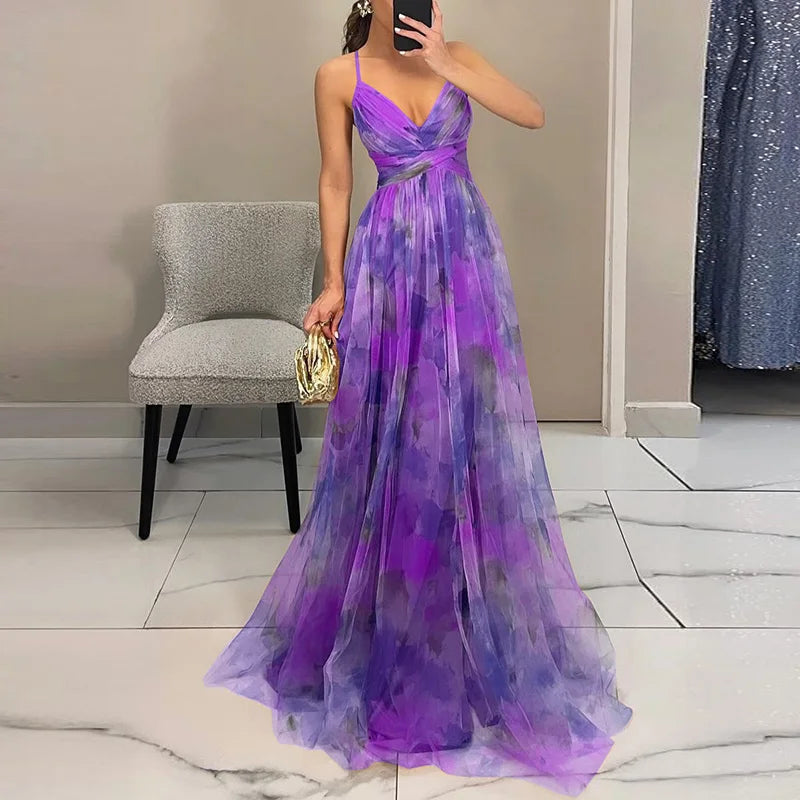 Damen Maxi Kleid mit Blumenmuster | Valeska