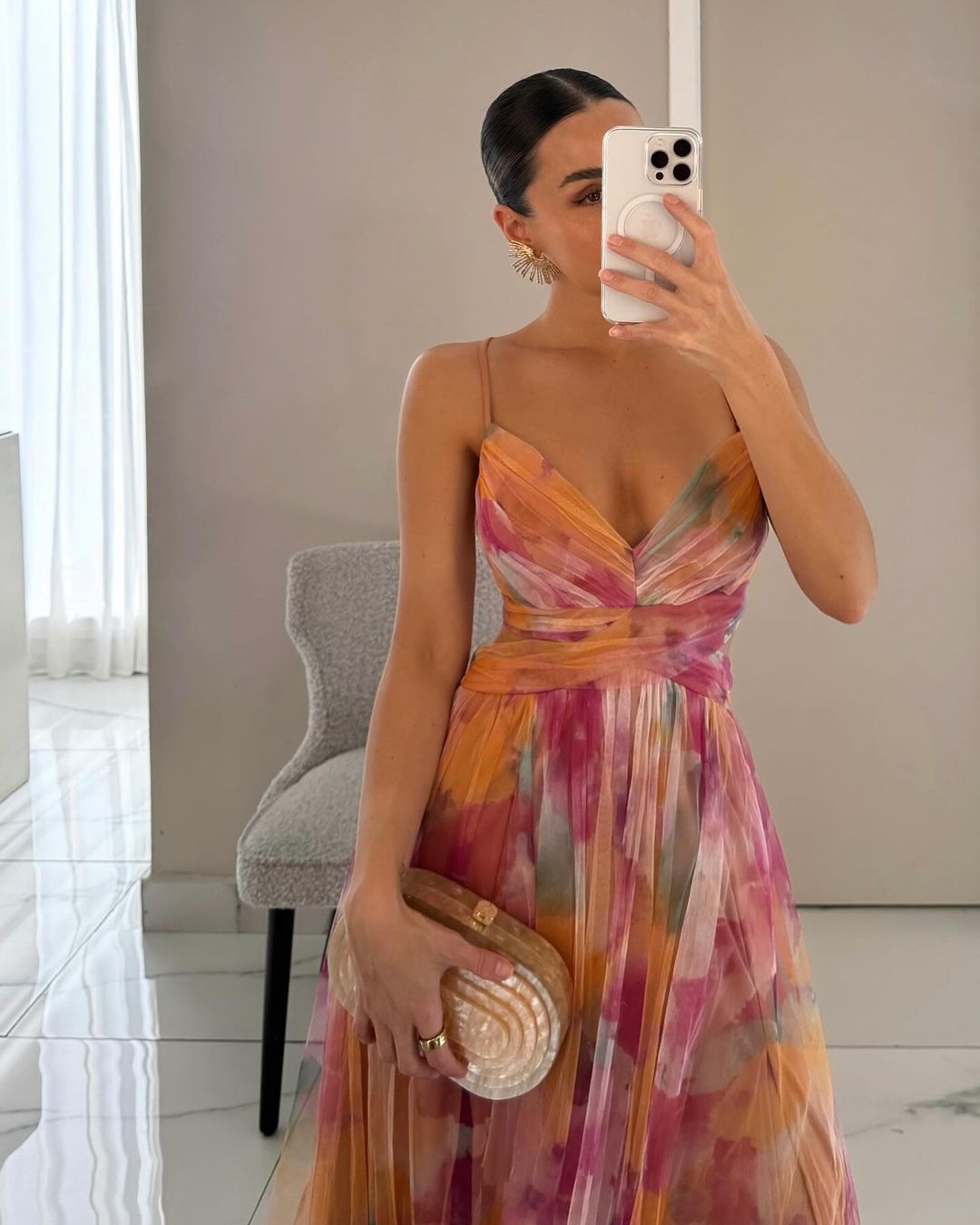 Damen Maxi Kleid mit Blumenmuster | Valeska