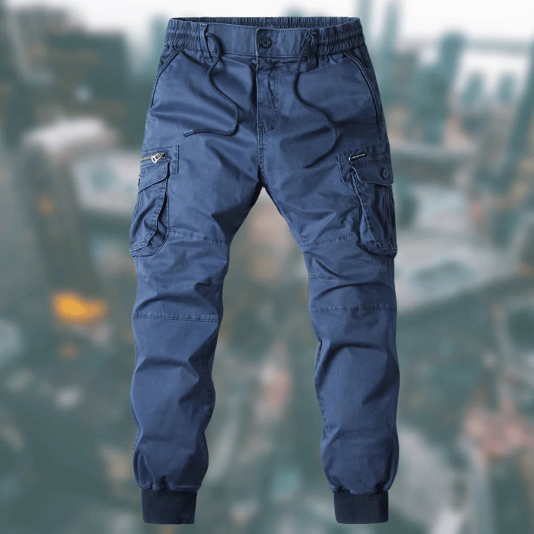 Herren Jogger Cargo-Hose mit Stretch und Mehrfachtaschen | Edric