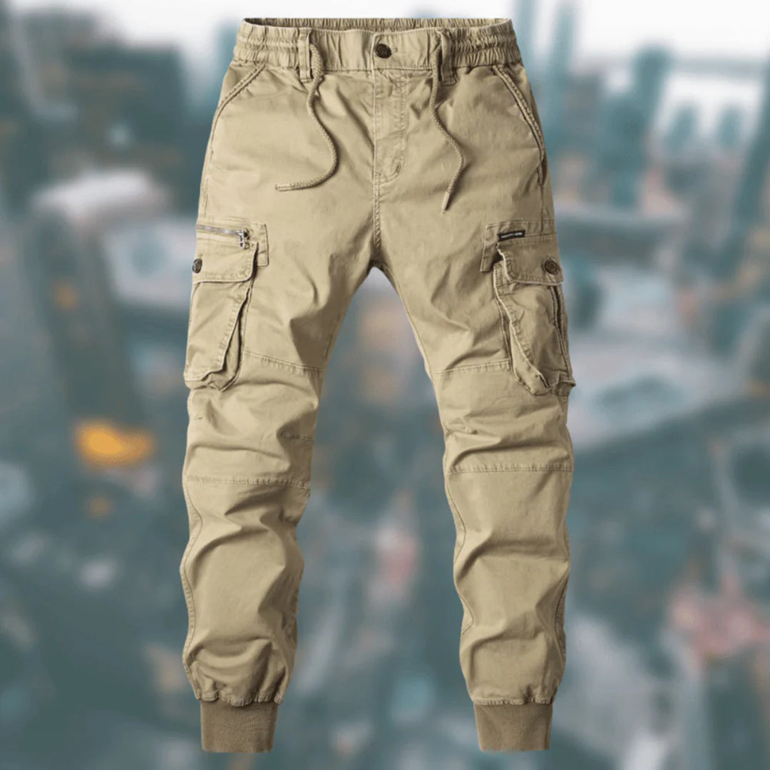 Herren Jogger Cargo-Hose mit Stretch und Mehrfachtaschen | Edric
