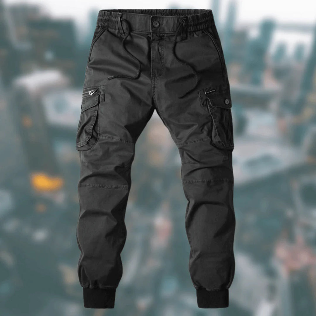 Herren Jogger Cargo-Hose mit Stretch und Mehrfachtaschen | Edric