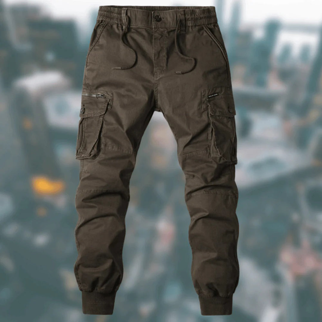Herren Jogger Cargo-Hose mit Stretch und Mehrfachtaschen | Edric