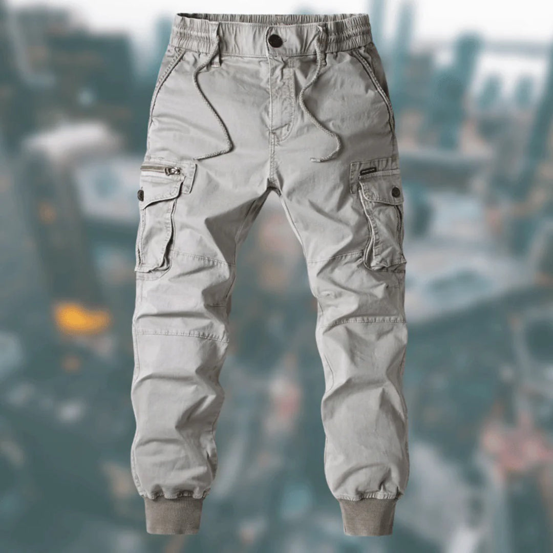 Herren Jogger Cargo-Hose mit Stretch und Mehrfachtaschen | Edric