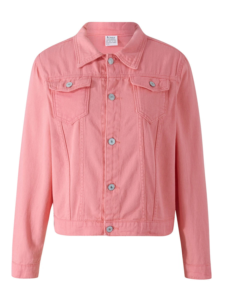 Damen Jeansjacke mit klassischer Knopfleiste | Meira
