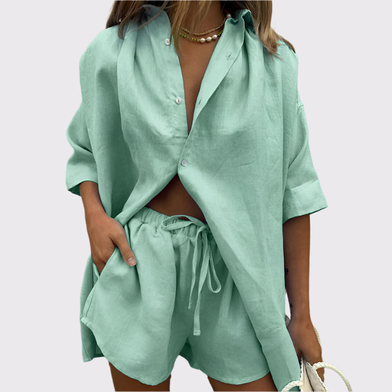 Lässiges Zweiteiliges Sommer-Set für Damen | Celandine