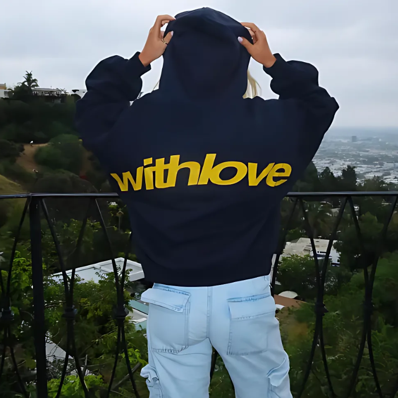 Withlove Hoodie – Unisex Kapuzenpullover mit Positiver Message
