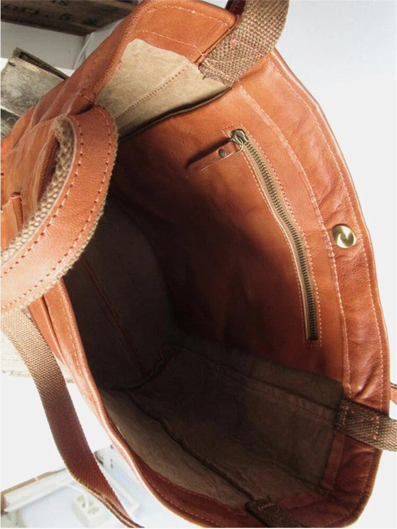 Damen Tote Bag PU-Leder Rustikal | Ronja