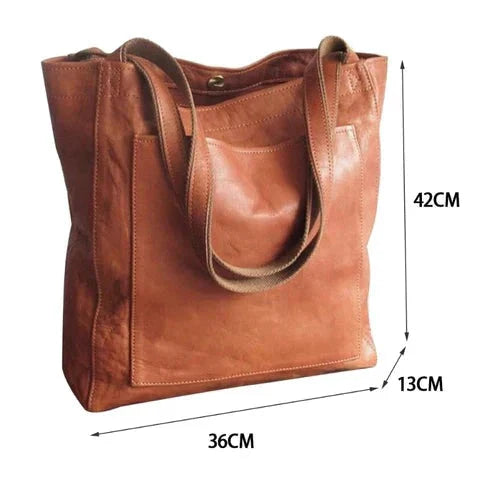 Damen Tote Bag PU-Leder Rustikal | Ronja