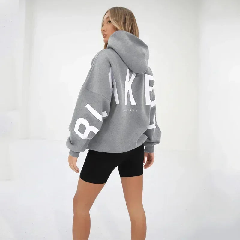 BLAKE Hoodie – Unisex Oversized Kapuzenpullover mit Backprint