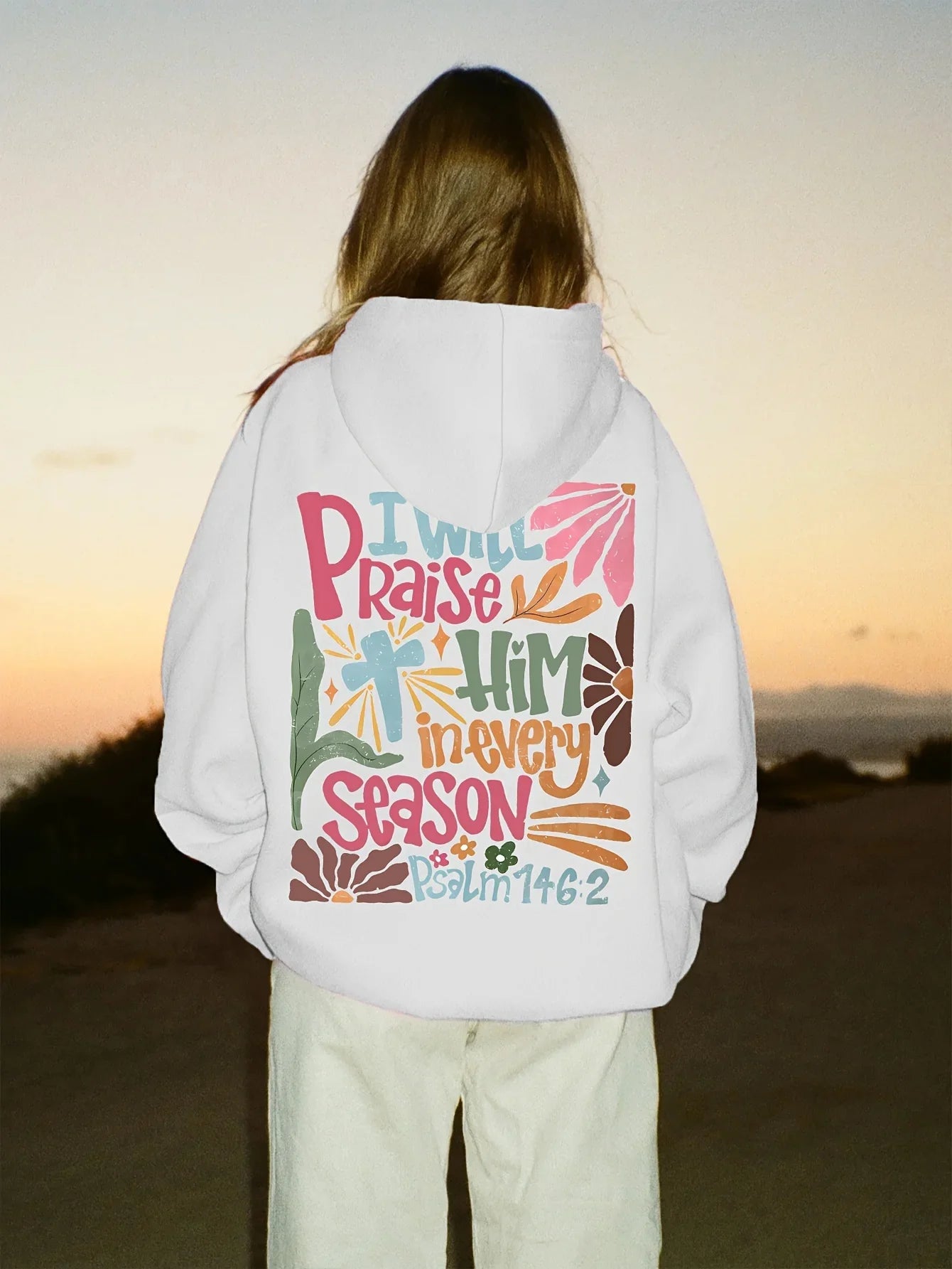 RETRO Hoodie – Unisex Kapuzenpullover mit Großem Rückendruck