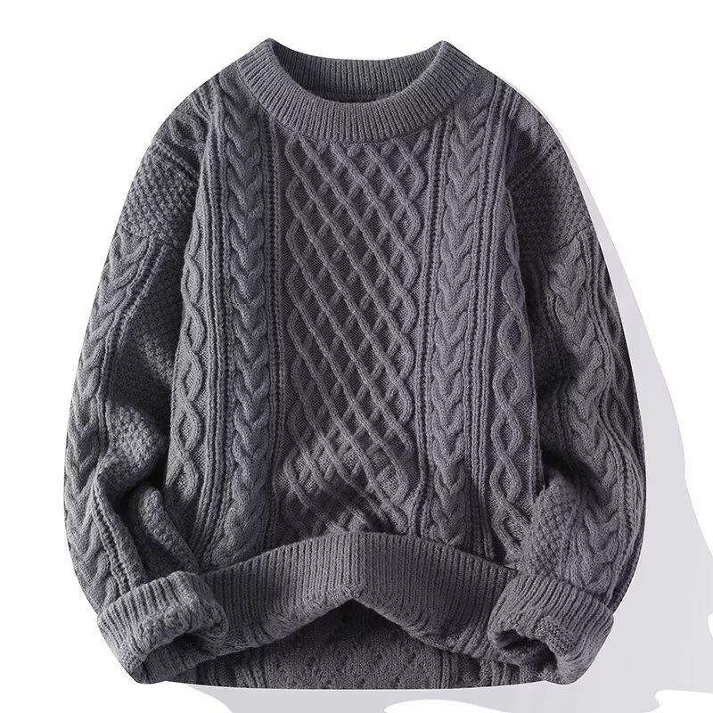 Damen Strickpullover mit Kabelmuster aus Wolle | Aleris
