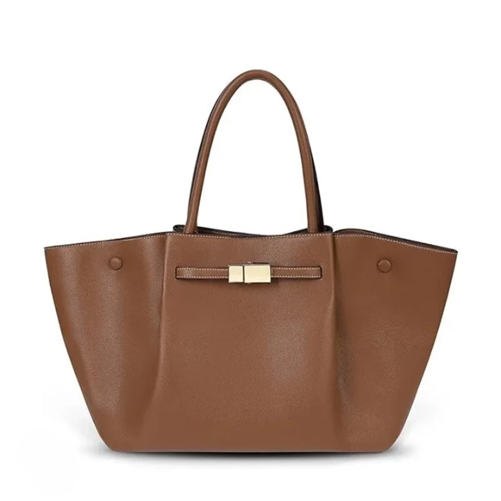 Damen Trapez-Handtasche mit PU-Leder und Schulterriemen | Marvea