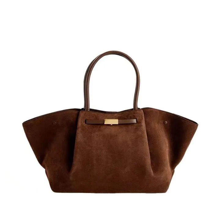 Damen Trapez-Handtasche mit PU-Leder und Schulterriemen | Marvea