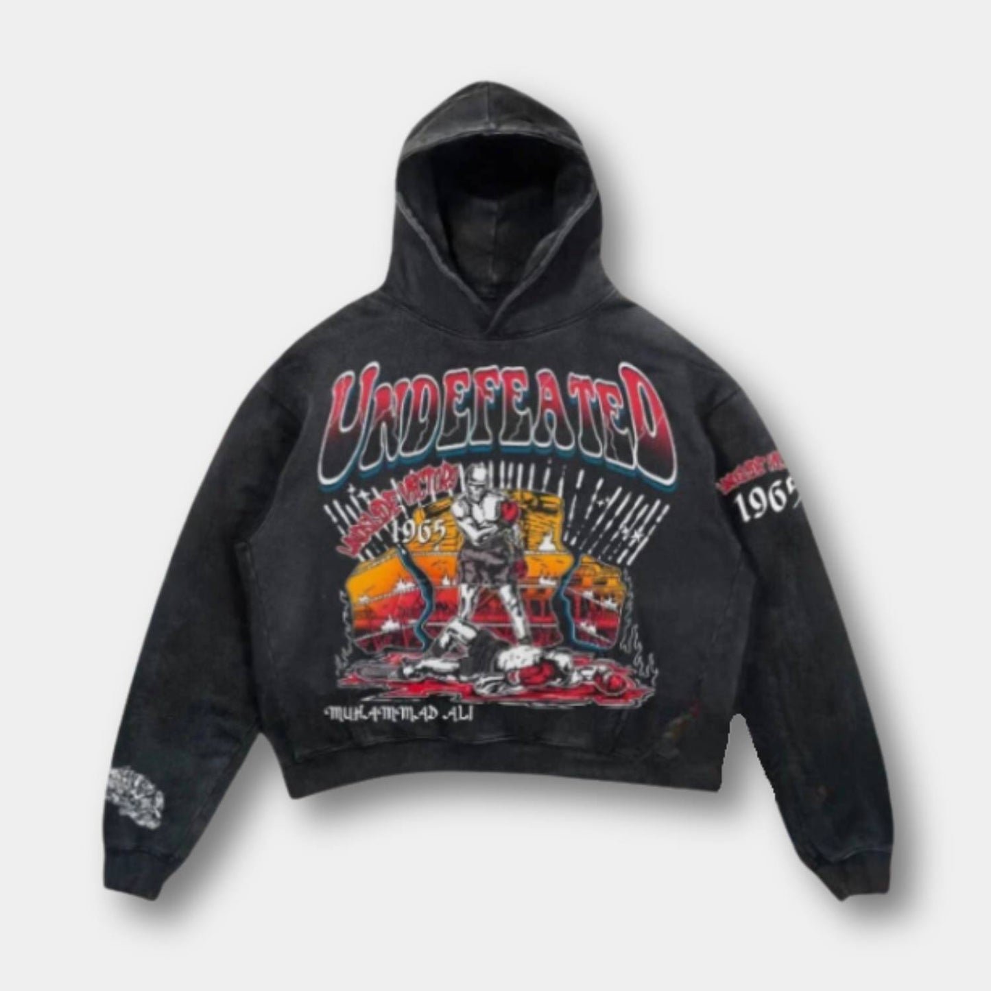 Butterfly Glow Hoodie – Schwarz & Neon