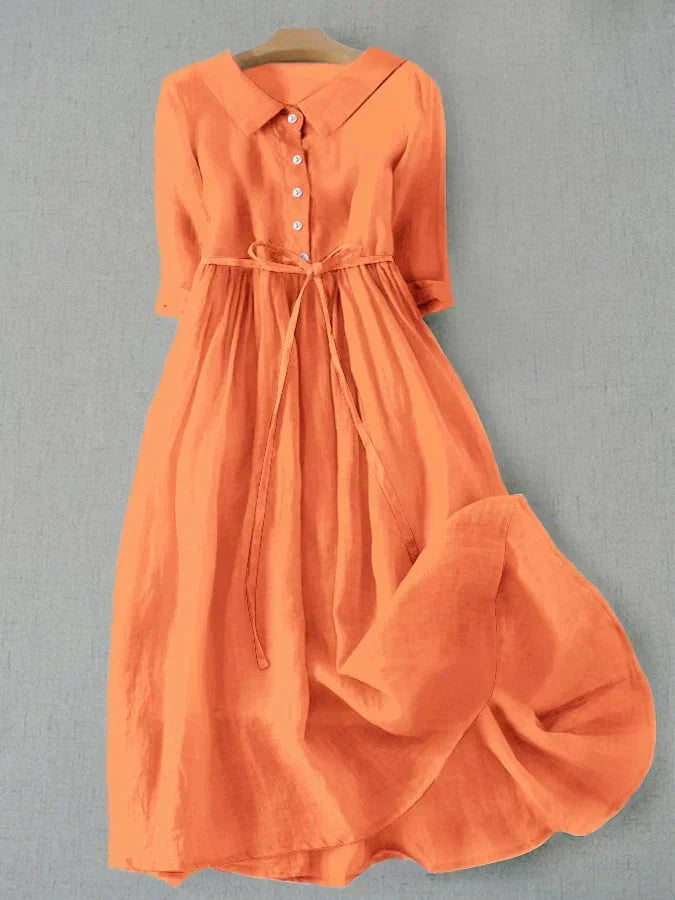 Damen Vintage Midi Kleid | Marlene