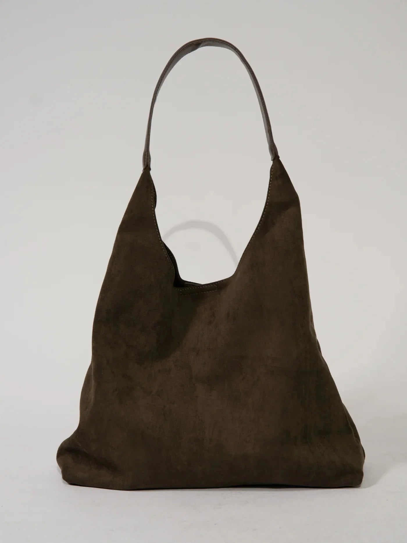Damen Schultertasche mit weichem Stoff und Einzelriemen | Nareya