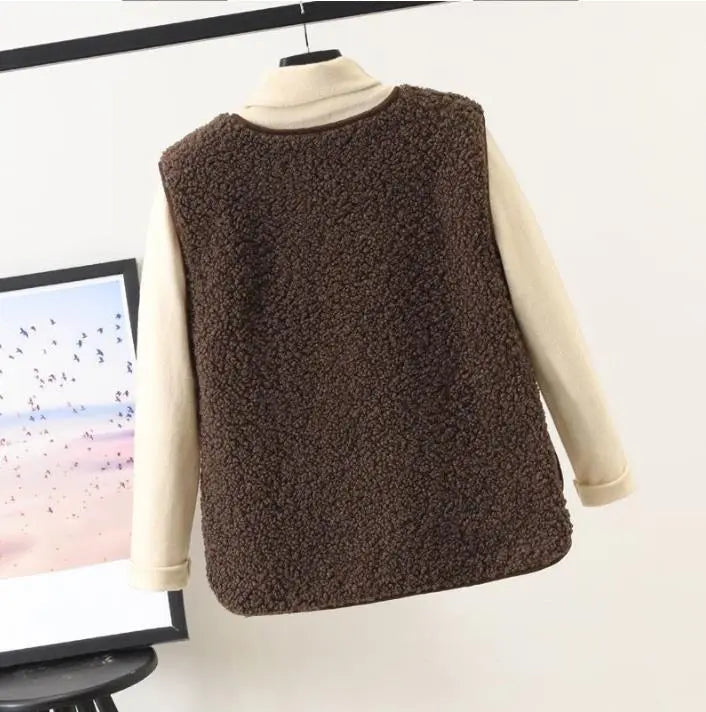 Damen Wende-Weste aus Fleece mit Taschen | Linara
