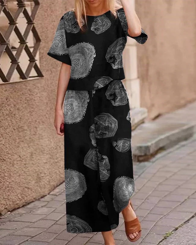 Damen Zweiteiliges Set aus Polyester für Frühling & Sommer | Luresta