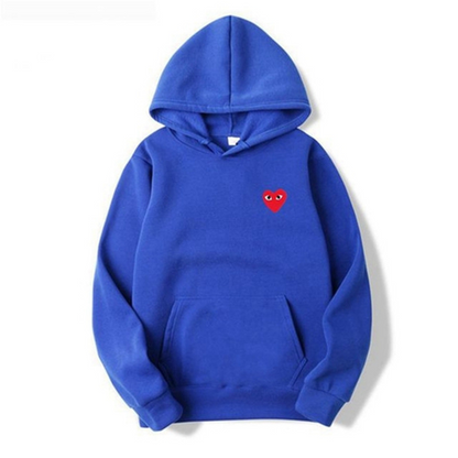 Heart Hoodie – Unisex Kapuzenpullover mit gesticktem Herz