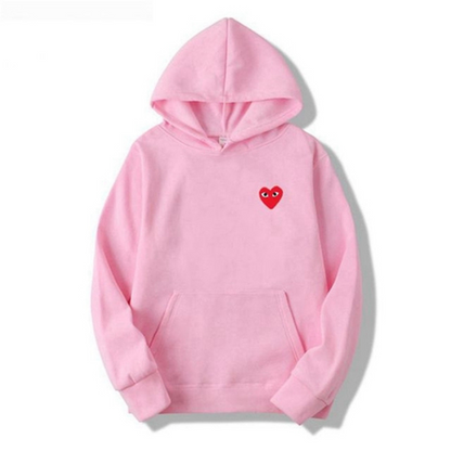 Heart Hoodie – Unisex Kapuzenpullover mit gesticktem Herz