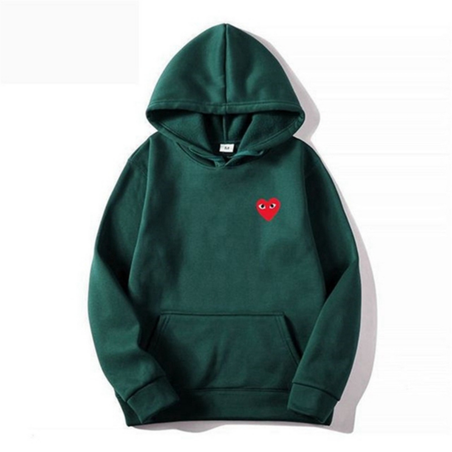 Heart Hoodie – Unisex Kapuzenpullover mit gesticktem Herz