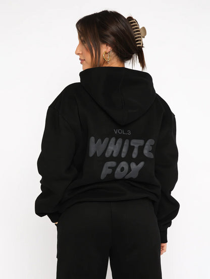 Luxe Loungewear Set – White Fox Edition für Damen | Zweiteilig & Bequem