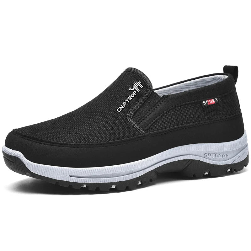 Slip-On Herrenschuhe mit Mesh-Obermaterial und Gummisohle | Roven