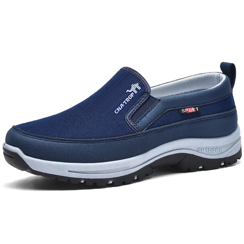 Slip-On Herrenschuhe mit Mesh-Obermaterial und Gummisohle | Roven