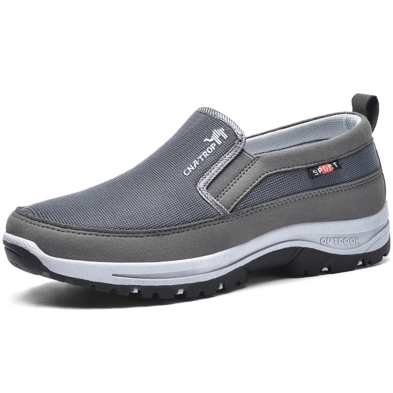 Slip-On Herrenschuhe mit Mesh-Obermaterial und Gummisohle | Roven