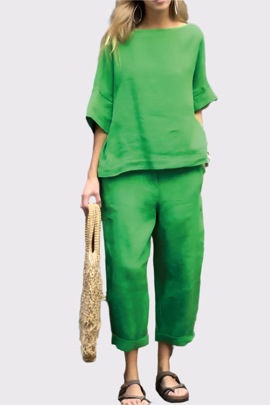 Damen Zweiteiliges Shirt- und Hosen-Set | Kiana