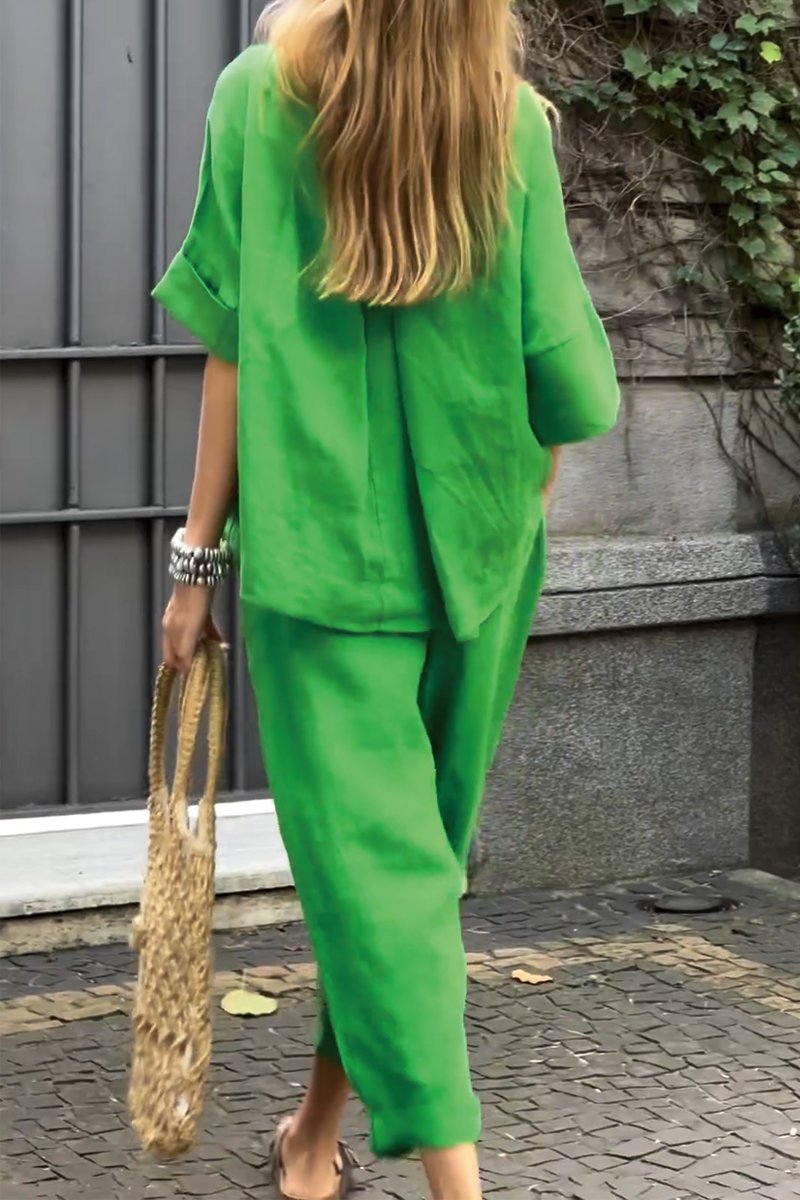 Damen Zweiteiliges Shirt- und Hosen-Set | Kiana