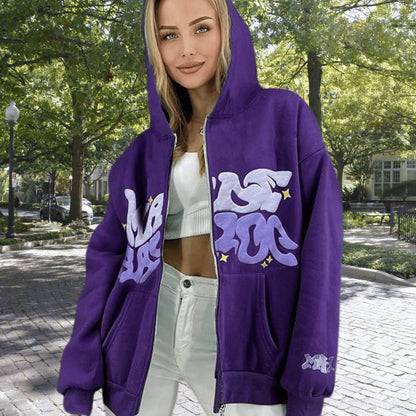 MORE AMOR Hoodie – Unisex Kapuzenpullover im Graffiti Streetstyle