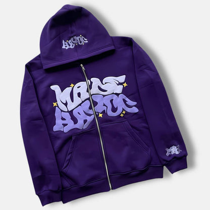 MORE AMOR Hoodie – Unisex Kapuzenpullover im Graffiti Streetstyle