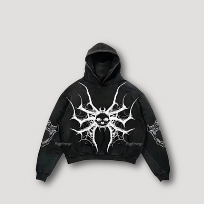 Love Earth Hoodie – Unisex Retro Kapuzenpullover mit Statement-Print