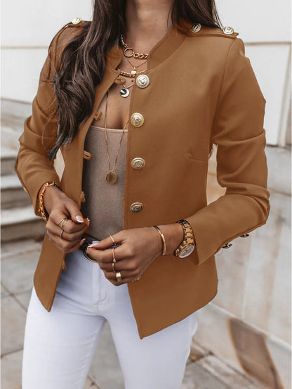 Damen Blazerjacke mit O-Ausschnitt | Annemarie
