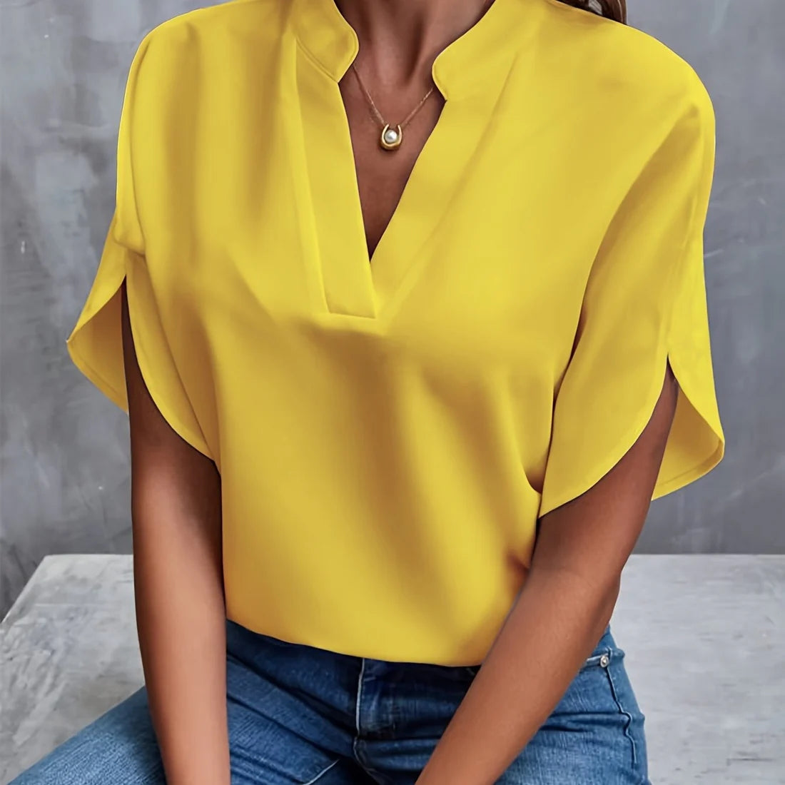Damen Bluse mit klassischem Schnitt und Stretch-Anteil | Catrina
