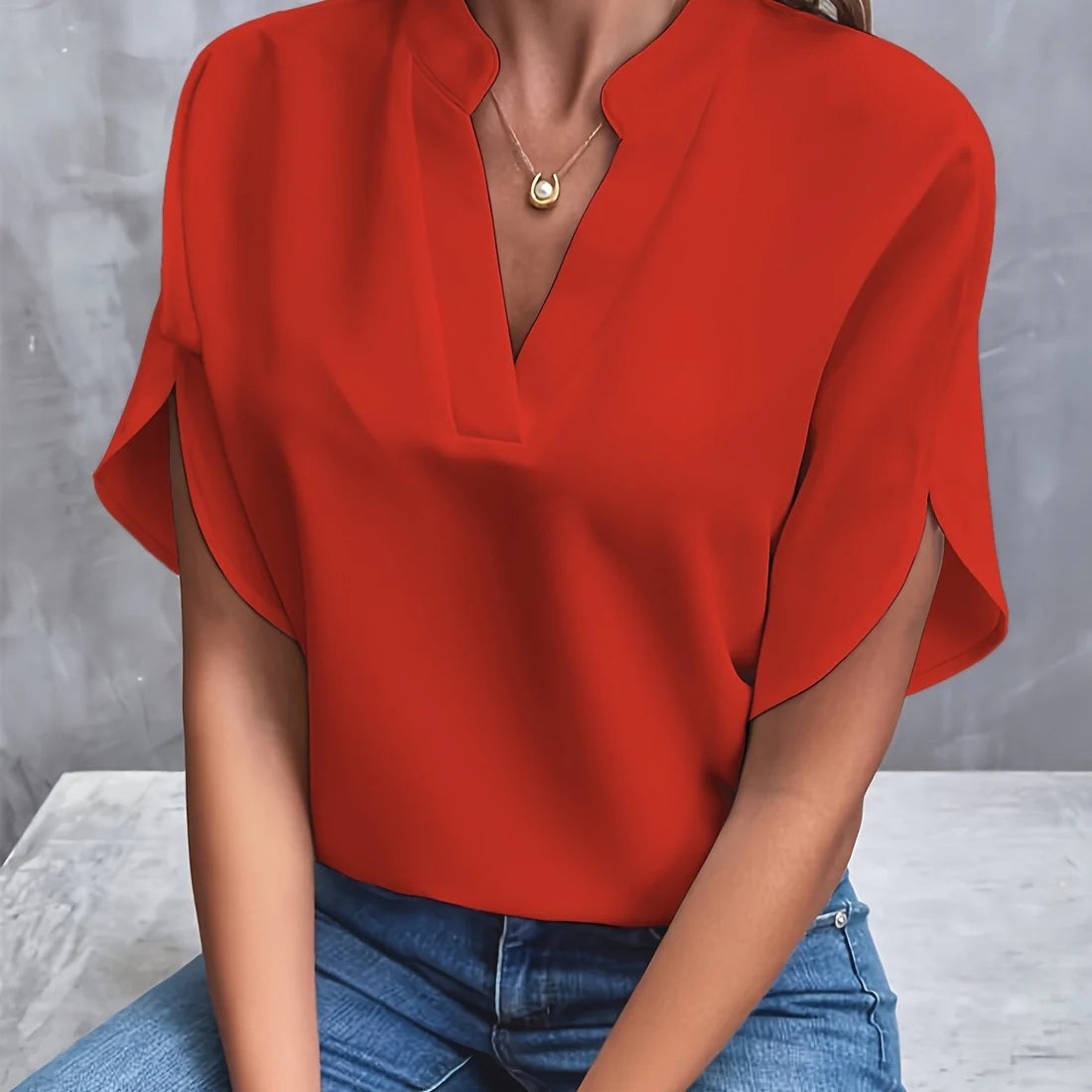 Damen Bluse mit klassischem Schnitt und Stretch-Anteil | Catrina
