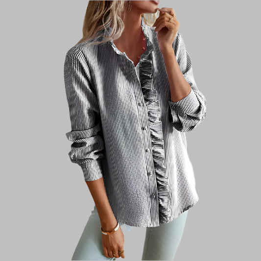 Elegante Bluse mit Rüschendetails | Aurelia