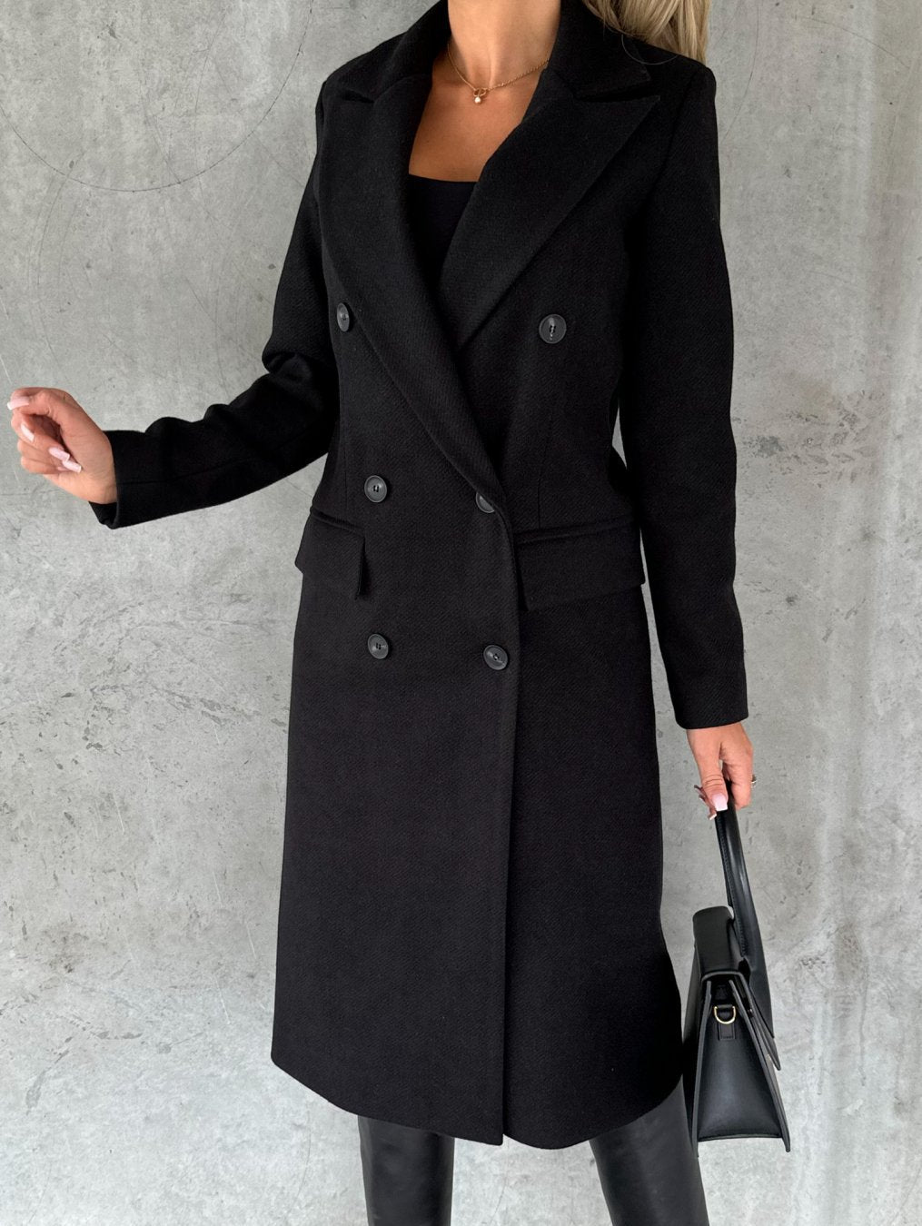 Eleganter Damen Doppelreiher Mantel | Noris