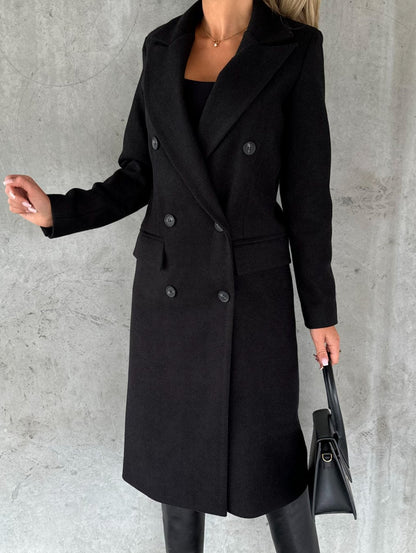 Eleganter Damen Doppelreiher Mantel | Noris