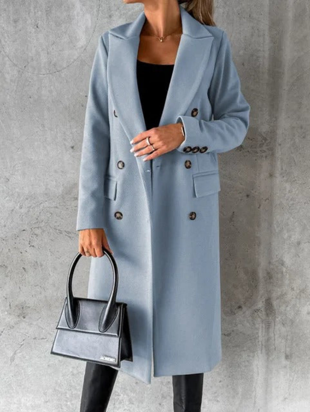 Eleganter Damen Doppelreiher Mantel | Noris