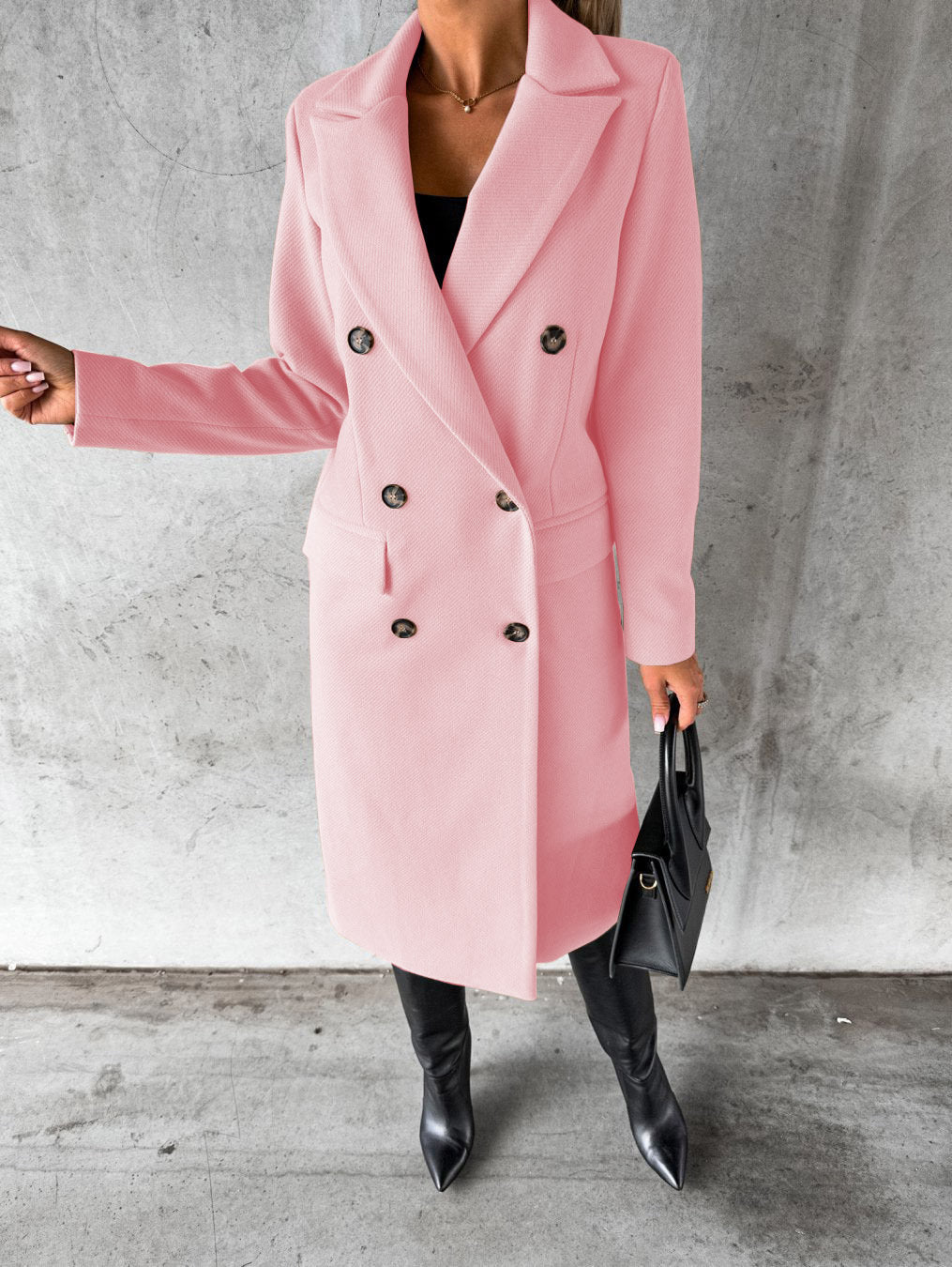 Eleganter Damen Doppelreiher Mantel | Noris