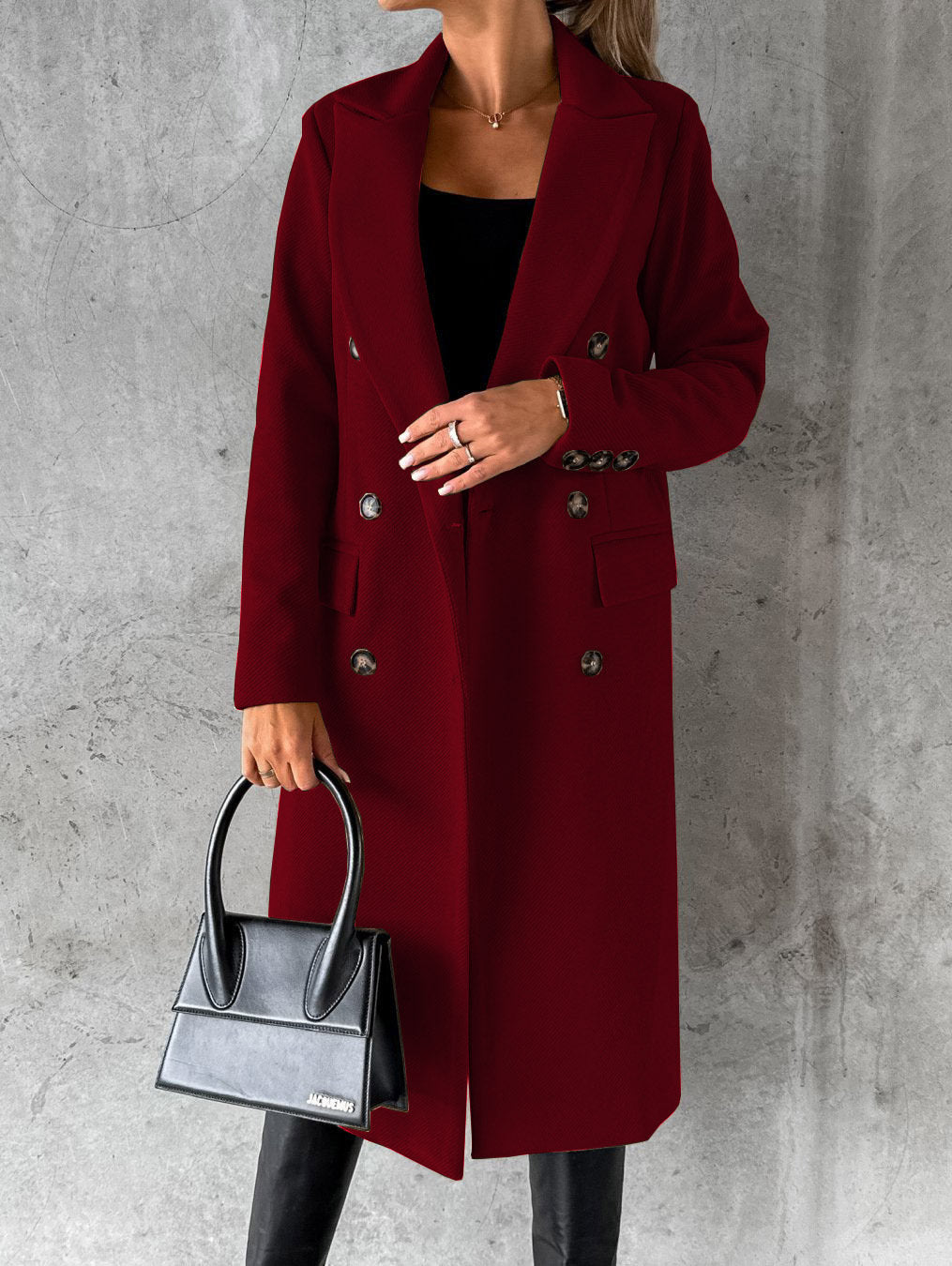 Eleganter Damen Doppelreiher Mantel | Noris